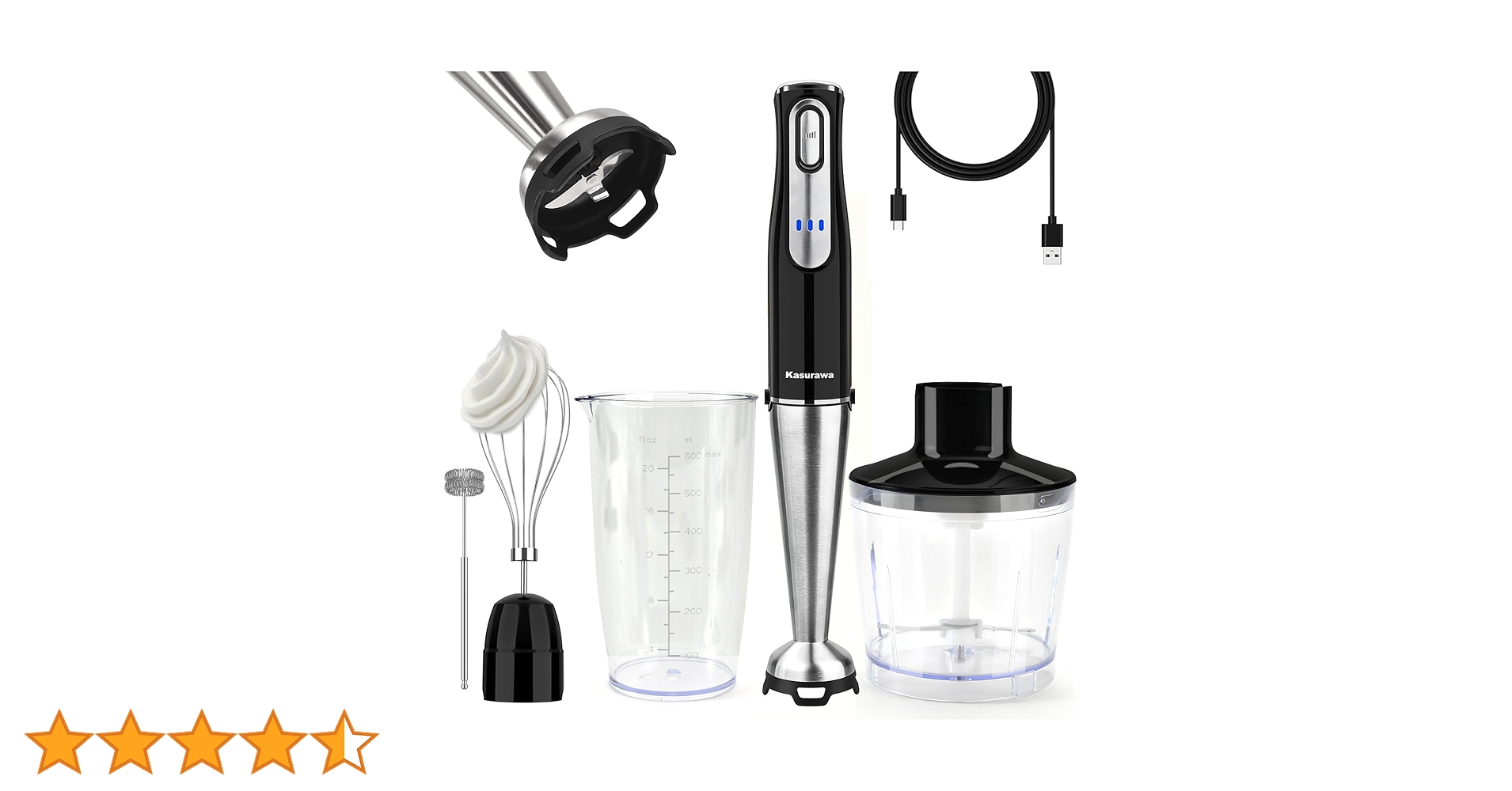 Amazon | Kasurawa ハンドブレンダー 場所を選ばず使えて便利 Amazon | Kasurawa ハンドブレンダー 場所を選ばず使えて便利